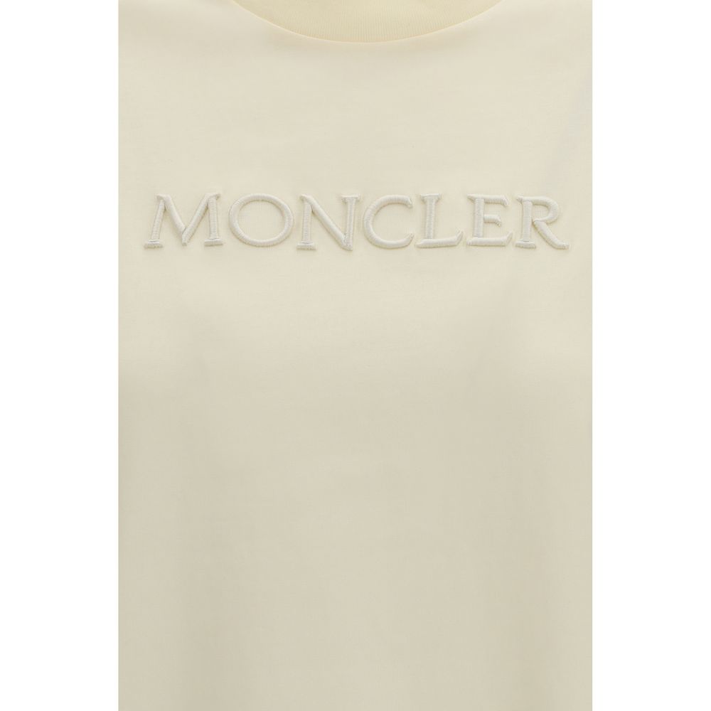 Moncler Beige Cotton T-Shirt