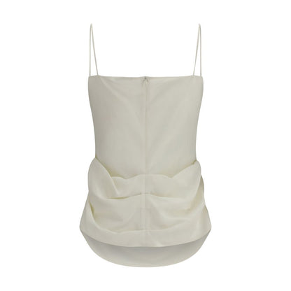Magda Butrym Beige Silk Blouse