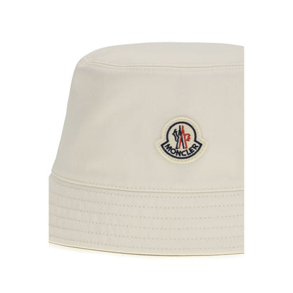 Moncler White Polyester Bucket Hat