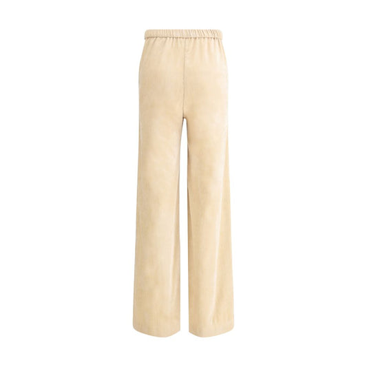 Forte_Forte Beige Cotton Casual Pants