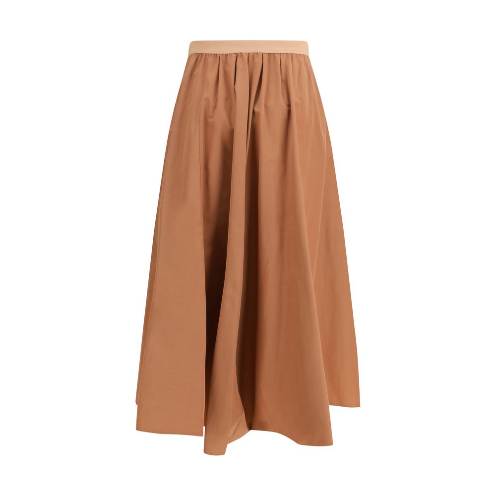 Forte_Forte Multicolor Polyester Midi Skirt