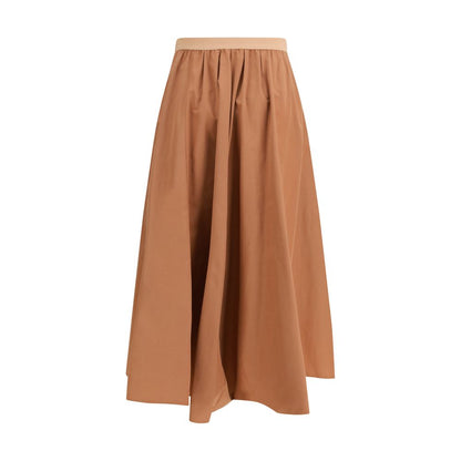 Forte_Forte Multicolor Polyester Midi Skirt