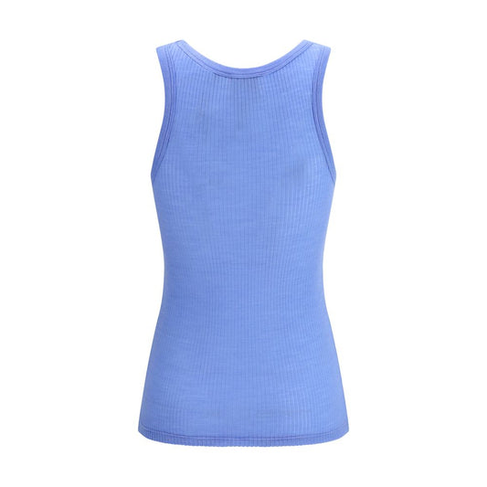 Forte_Forte Blue Fleece Wool Top