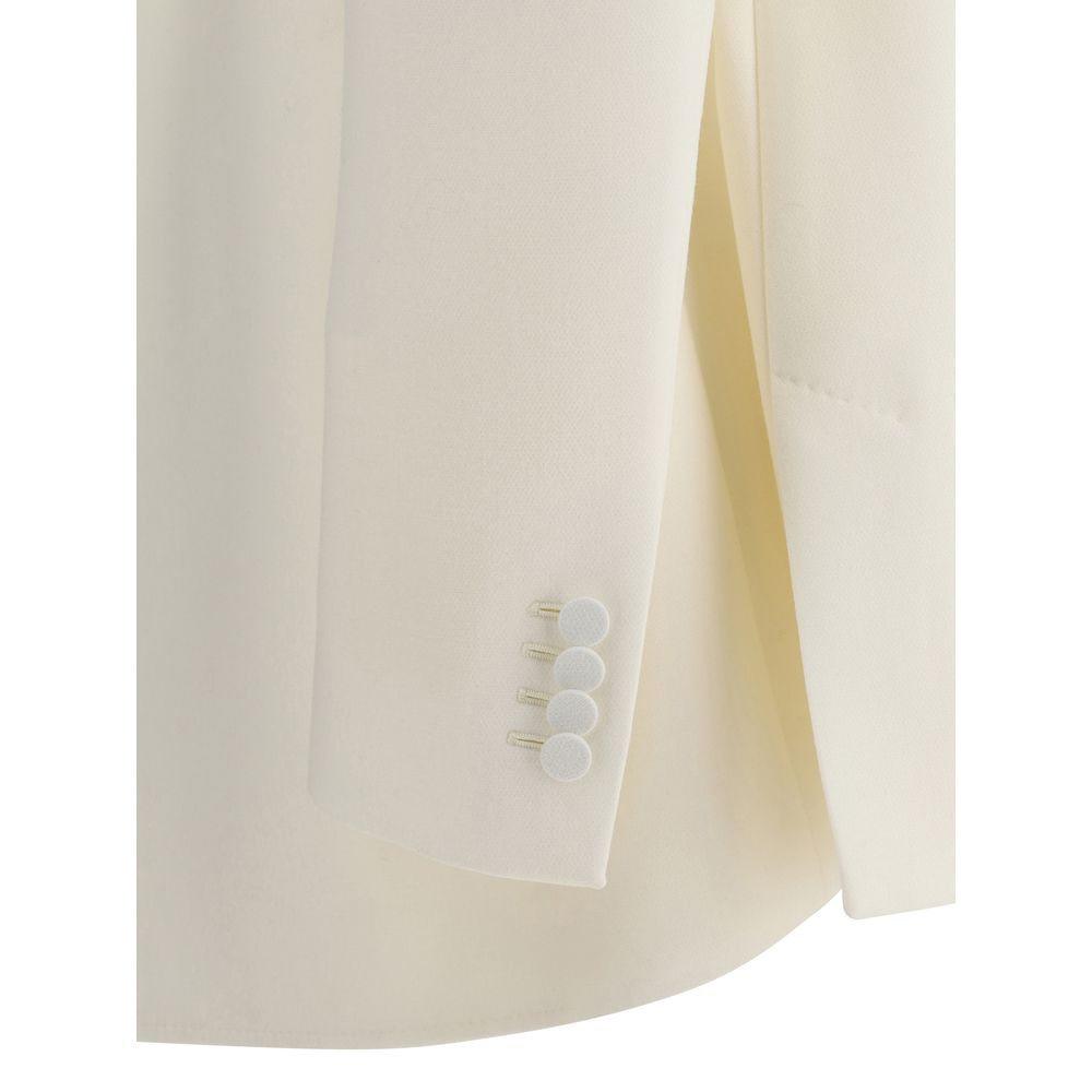 Gabriela Hearst Beige Fleece Wool Blazer