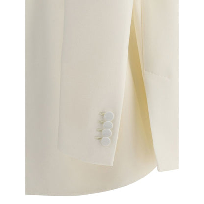 Gabriela Hearst Beige Fleece Wool Blazer
