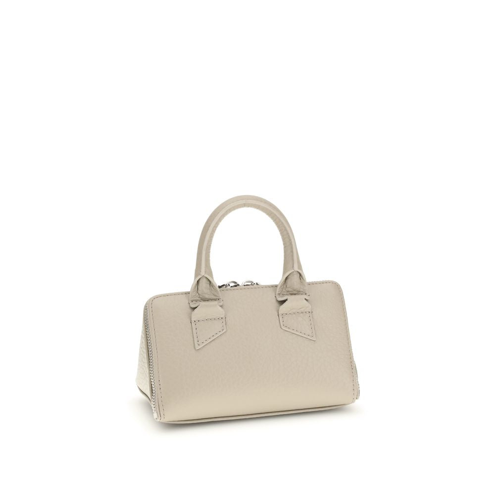 The Attico Beige Calf Leather Bos Taurus Handbag
