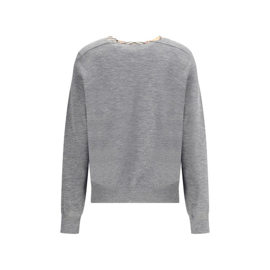 Burberry Gray Cotton Sweatshirt