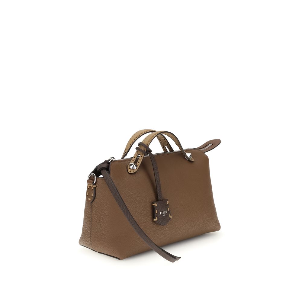 Fendi Brown Calf Leather Bos Taurus Shoulder Bag