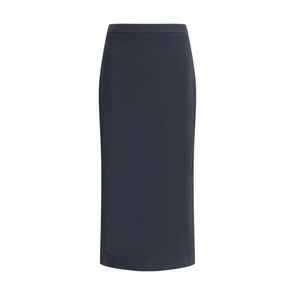 Givenchy Black Viscose Midi Skirt