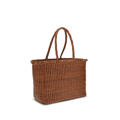 Dragon Diffusion Brown Buffalo Leather Shoulder Bag