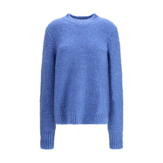 God's True Cashmere Blue Cashmere Sweatshirt