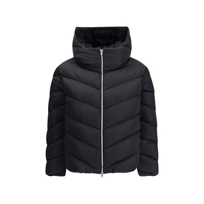 Herno Black Polyester Jackets And Coat