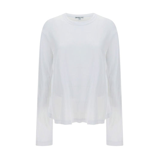 James Perse White Cotton Sweatshirt