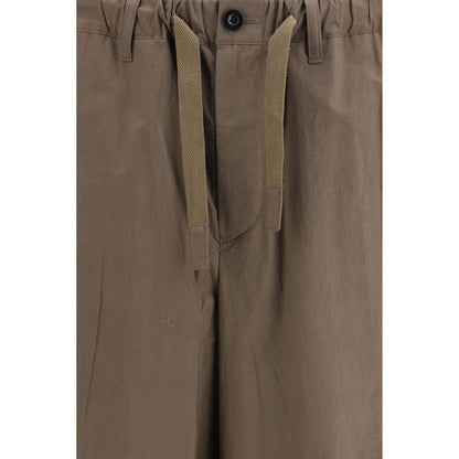 Sacai Brown Cotton Casual Pants