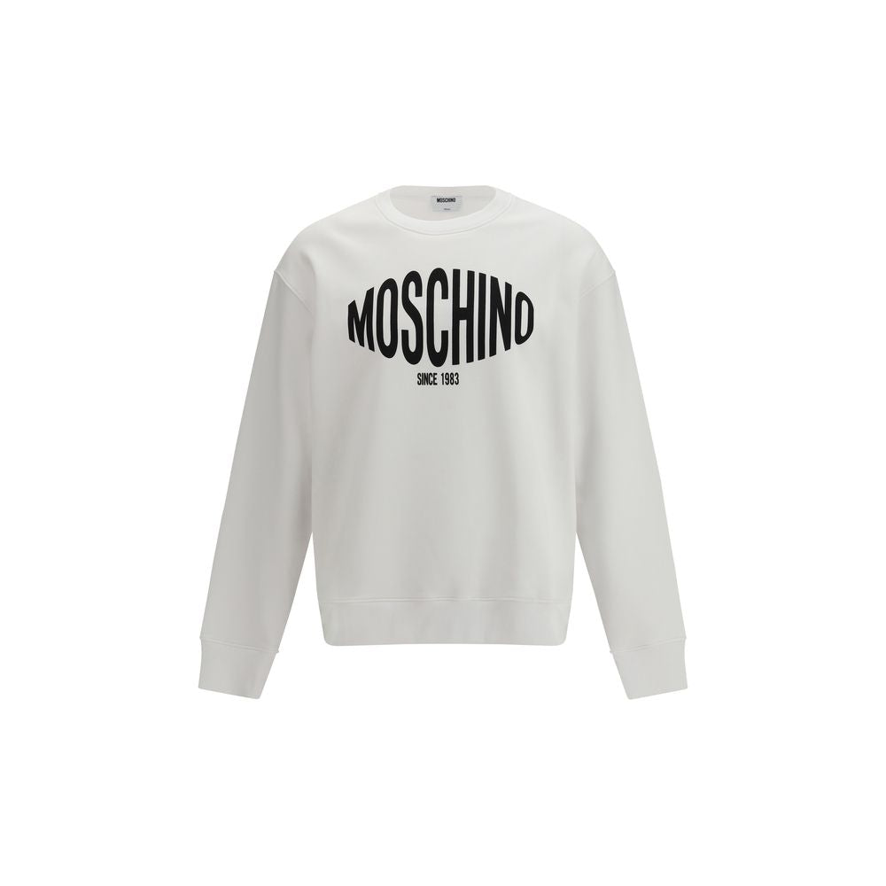 Moschino White Cotton Sweatshirt