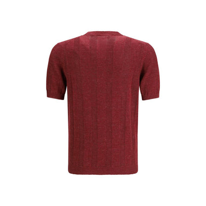 Brunello Cucinelli Multicolor Linen T-Shirt