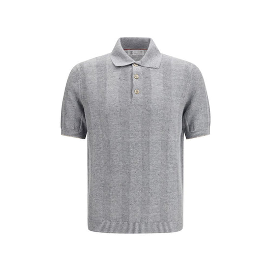 Brunello Cucinelli Gray Cotton Sweatshirt