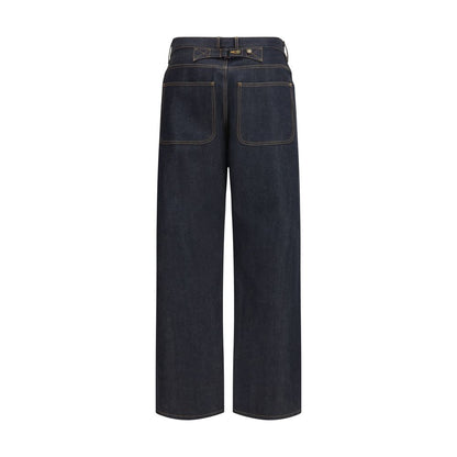 Thom Browne Blue Cotton Jeans Denim
