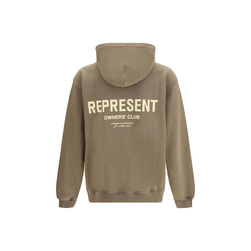 Represent Brown Cotton Sweatshirt