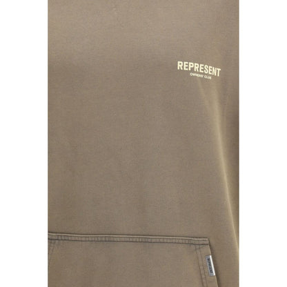 Represent Brown Cotton Sweatshirt