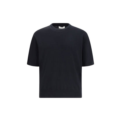 Laneus Black Cotton T-Shirt