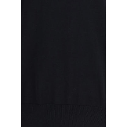 Laneus Black Cotton T-Shirt