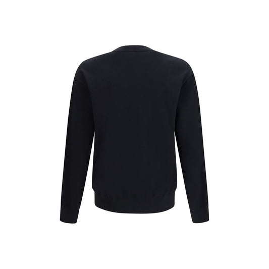 Laneus Black Cotton Sweatshirt
