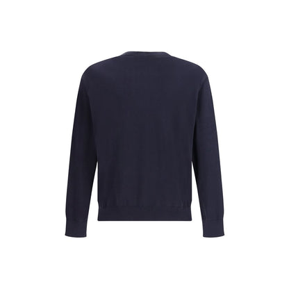 Laneus Blue Cotton Sweatshirt
