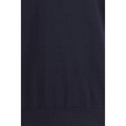 Laneus Blue Cotton Sweatshirt