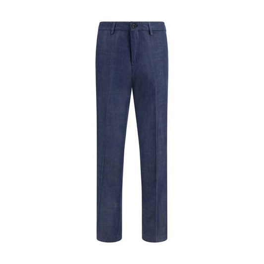Cruna Blue Tencel Dress Pants