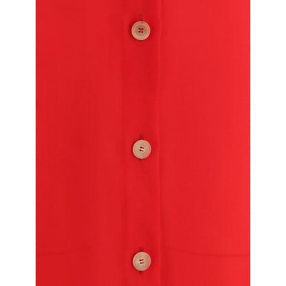 Khaite Multicolor Silk Cocktail Dress