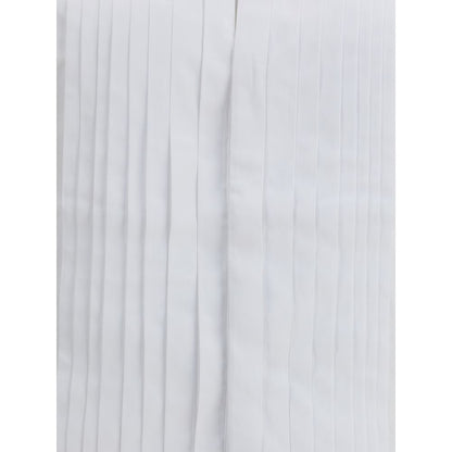 SA SU PHI White Cotton Dress Shirt