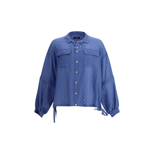 Undercover Blue Cotton Blouse