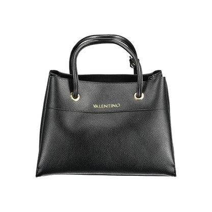 Mario Valentino Black Polyurethane Women Handbag