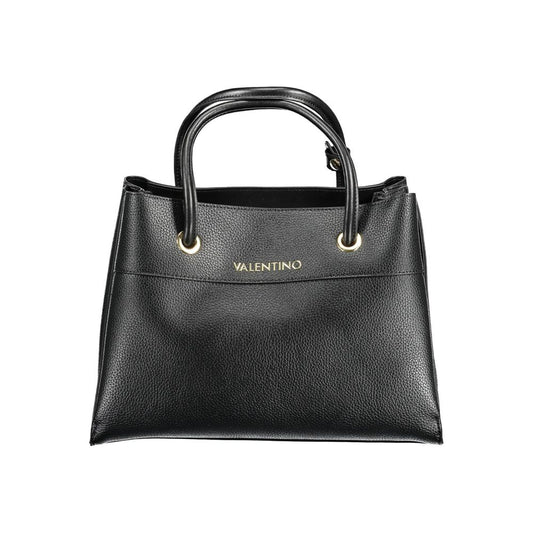 Mario Valentino Black Polyurethane Women Handbag