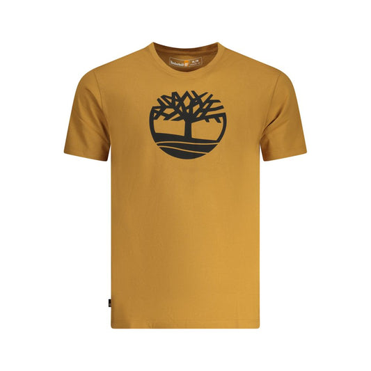 Timberland Marrone Cotton Men T-Shirt