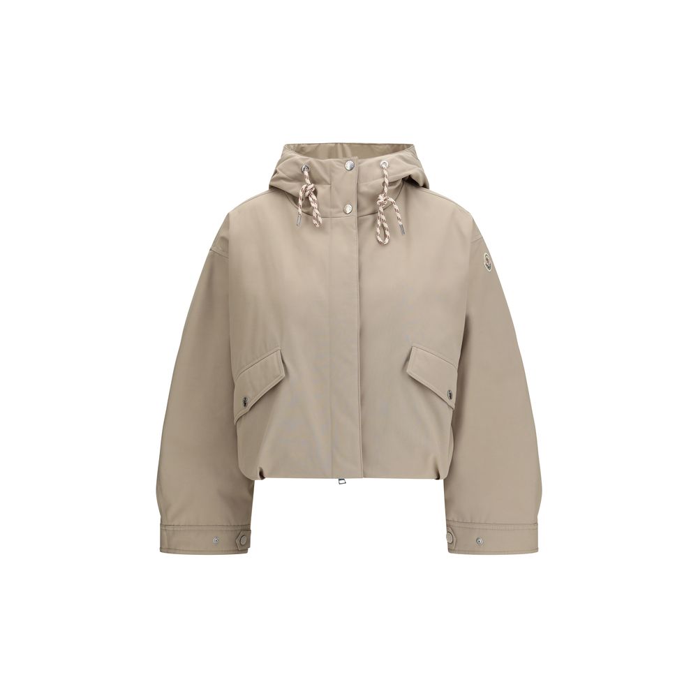 Moncler Beige Polyester Shell Jacket