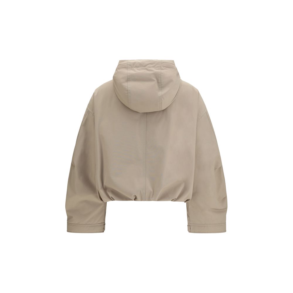 Moncler Beige Polyester Shell Jacket