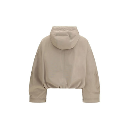 Moncler Beige Polyester Shell Jacket