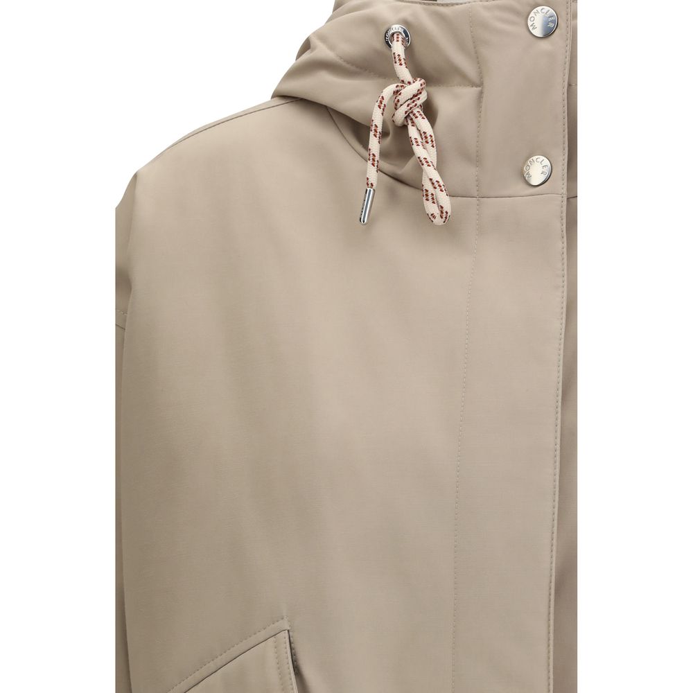 Moncler Beige Polyester Shell Jacket
