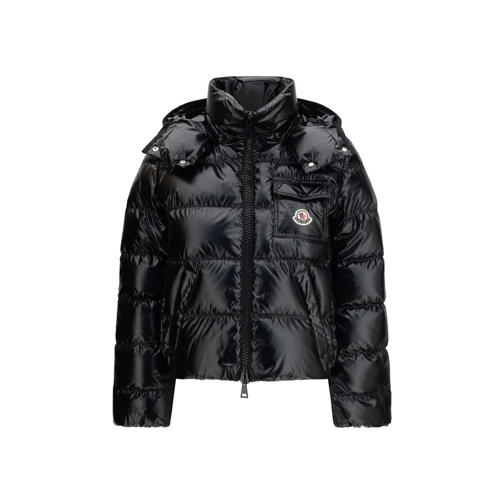 Moncler Black Polyamide Full-Length Jacket