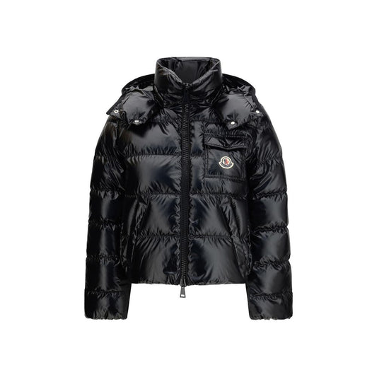 Moncler Black Polyamide Full-Length Jacket