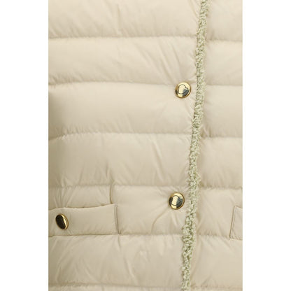 Moncler Beige Polyamide Coat