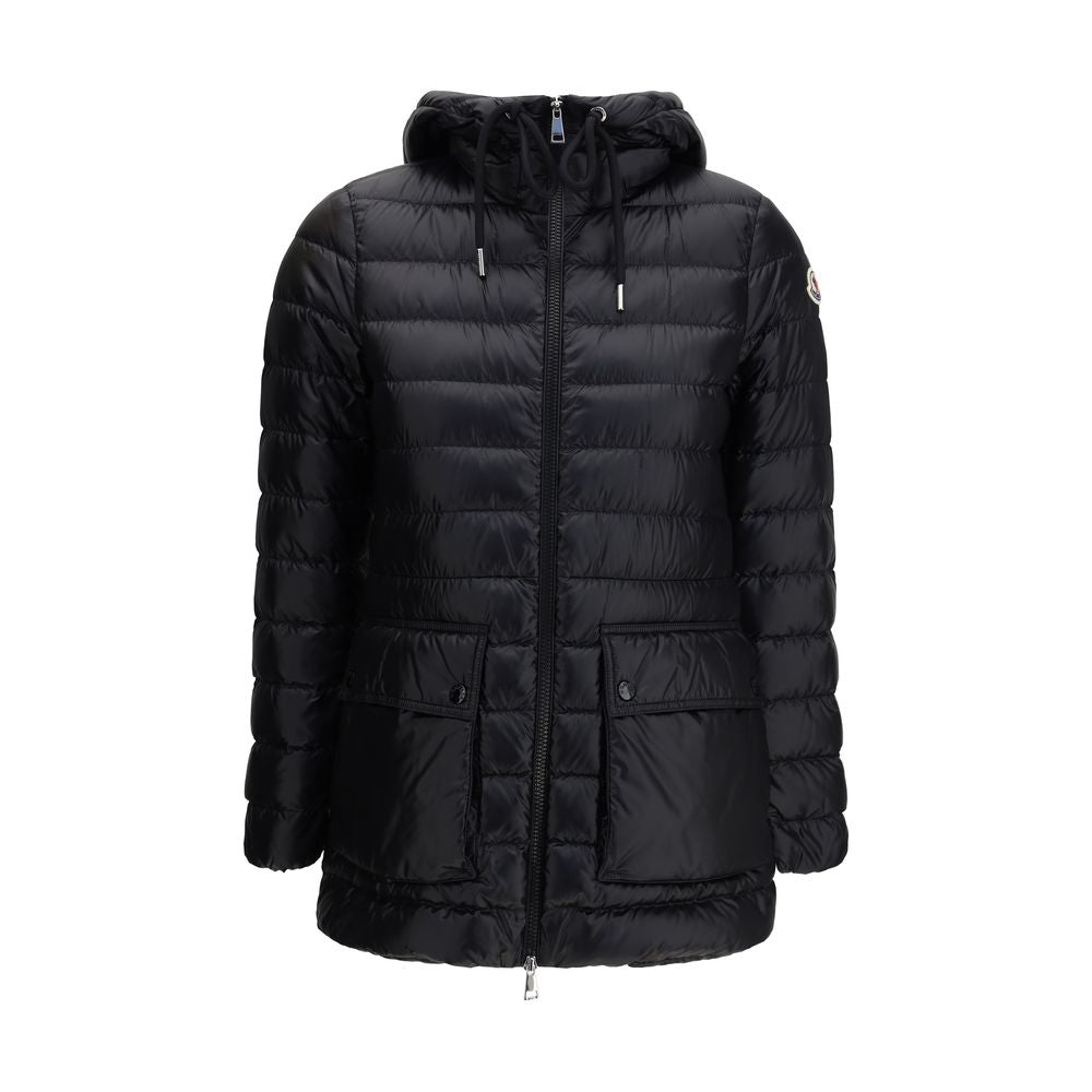 Moncler Black Polyamide Full-Length Jacket