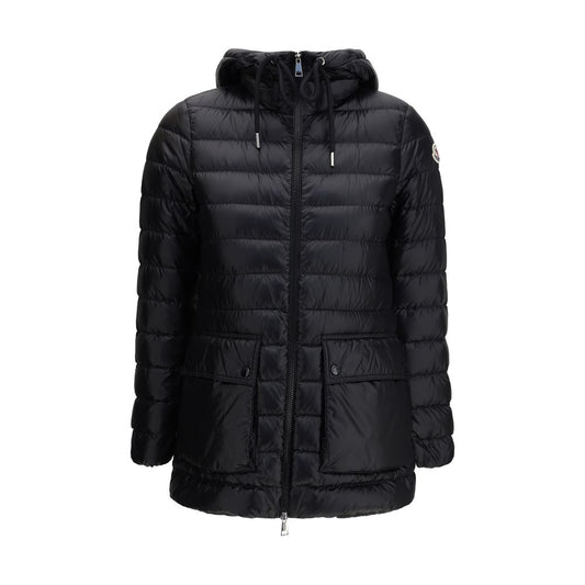 Moncler Black Polyamide Full-Length Jacket