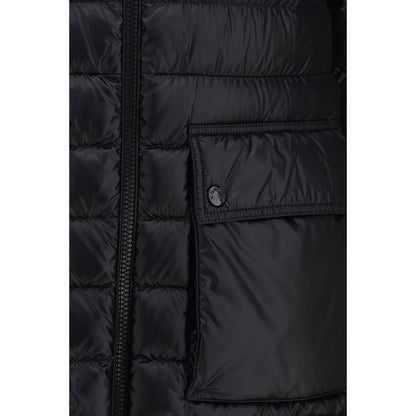 Moncler Black Polyamide Full-Length Jacket