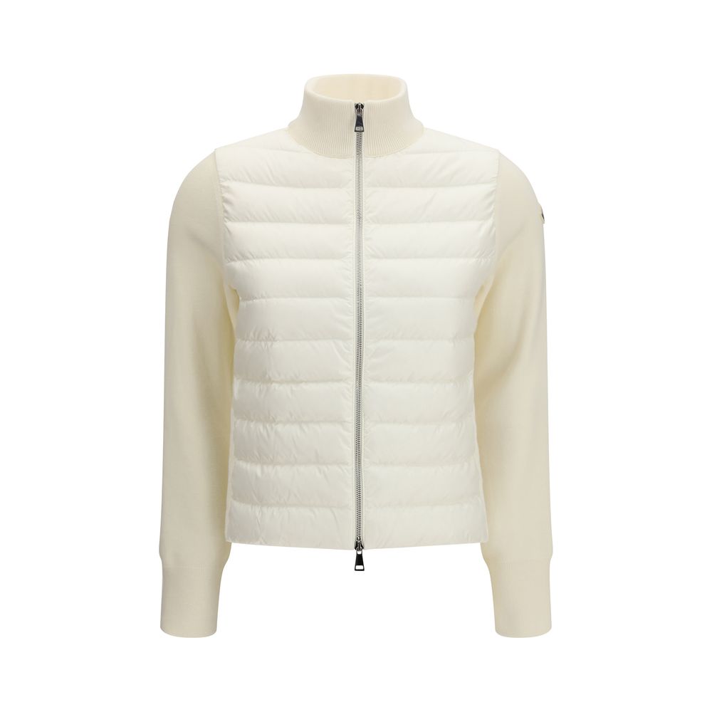 Moncler White Polyamide Cardigan