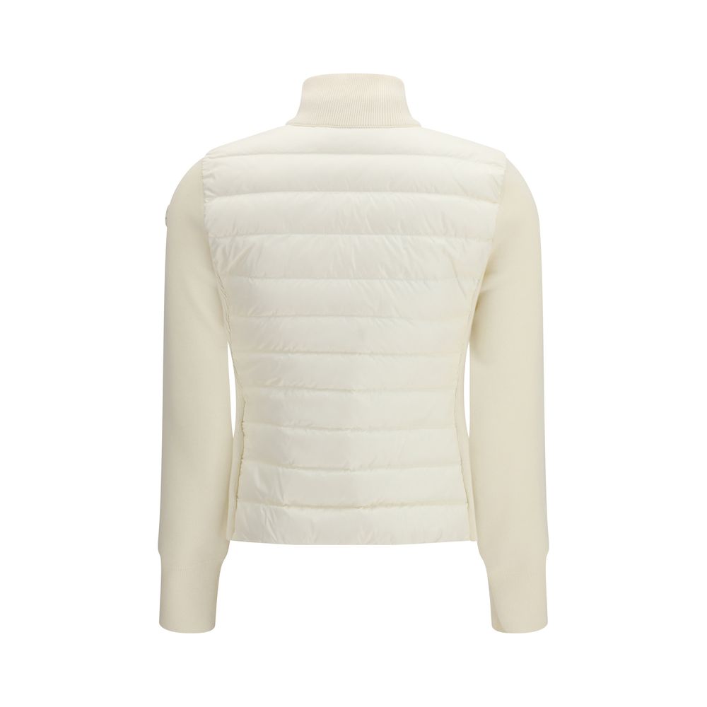 Moncler White Polyamide Cardigan