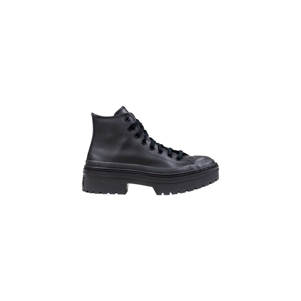 Converse Black Leather Ankle Boots