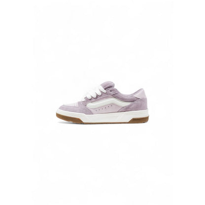 Vans Purple Leather Low Top Sneakers